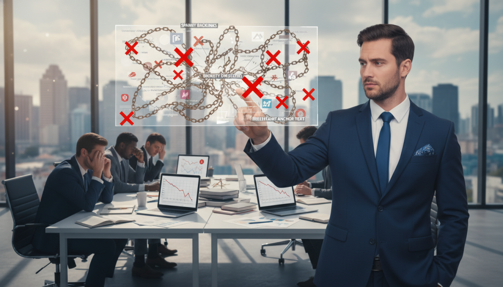 Erros comuns em estratégias de link building