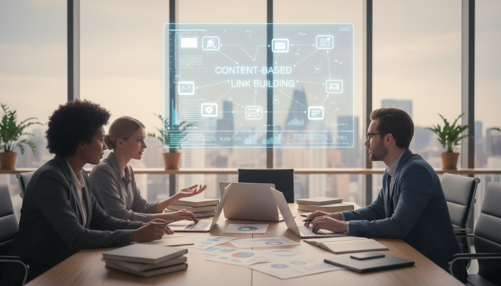 Link building baseado em conteúdo