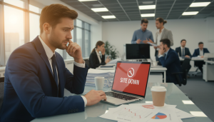 Site fora do ar prejudica vendas