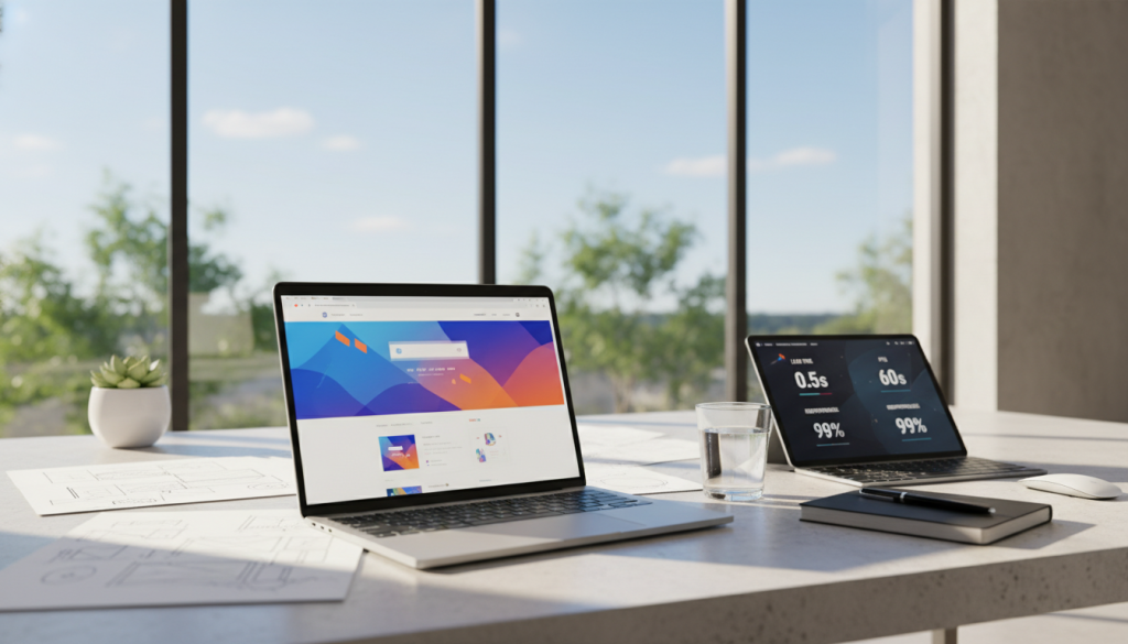 Site rápido vs site bonito