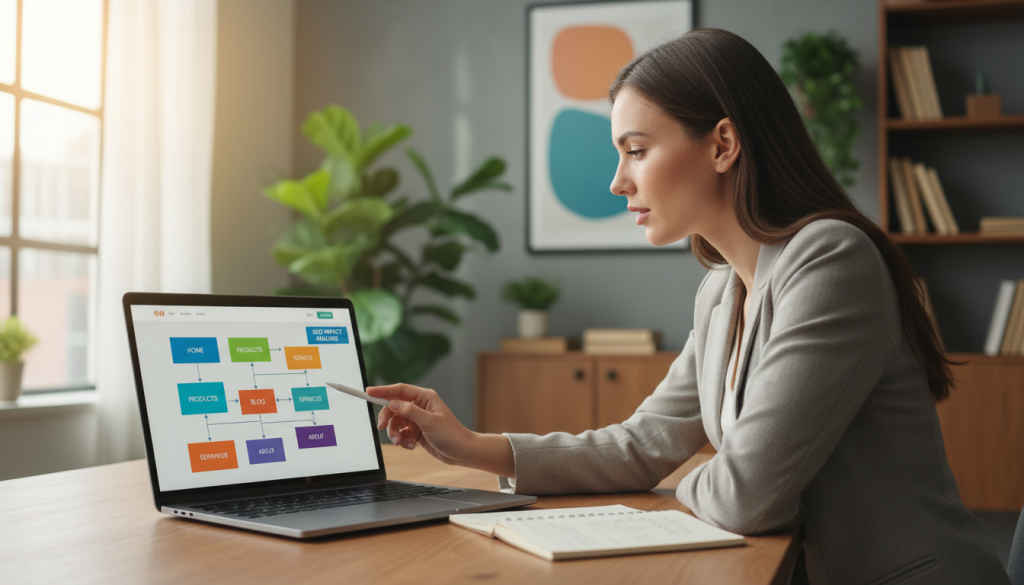 estrutura de site influencia SEO