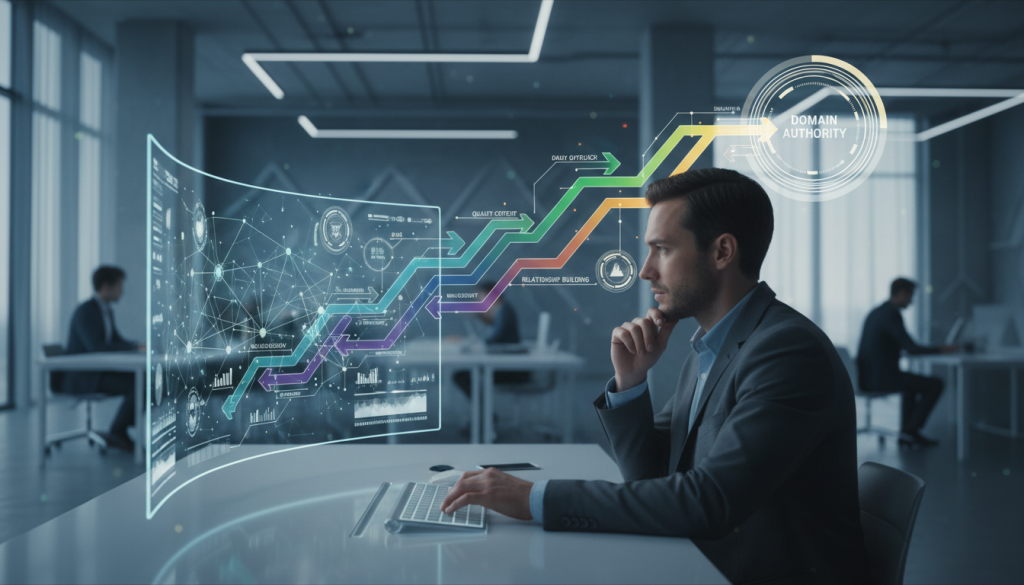 link building exige consistência